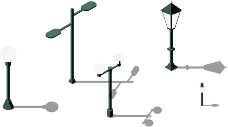 Виды декоративных опор